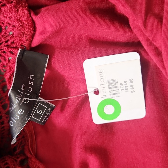 Blue Blush Crochet Body Suit - Picture 5 of 7